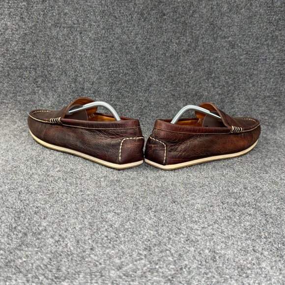 Allen Edmonds Super Sport Driver Penny Loafer Mens 10.5 3E Brown Leather Slip On main image 10